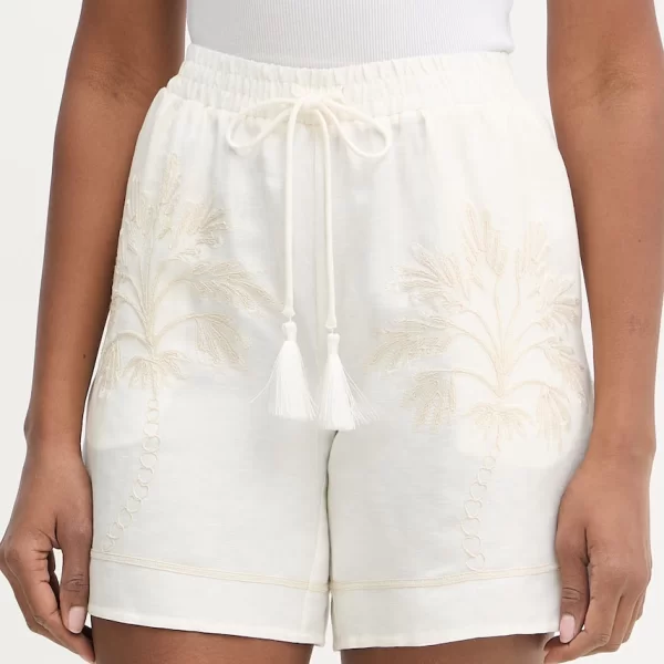 TWINSET Twinset Σορτς γυναικεία με λινό