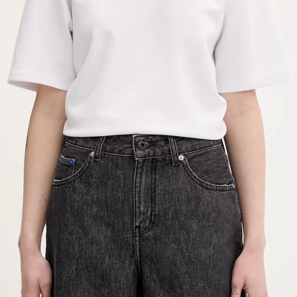 KARL LAGERFELD JEANS Karl Lagerfeld Jeans σορτς γυναικεία βαμβακερά