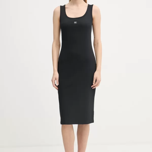 Calvin Klein Jeans Calvin Klein Jeans φόρεμα βαμβάκι με ελαστάν