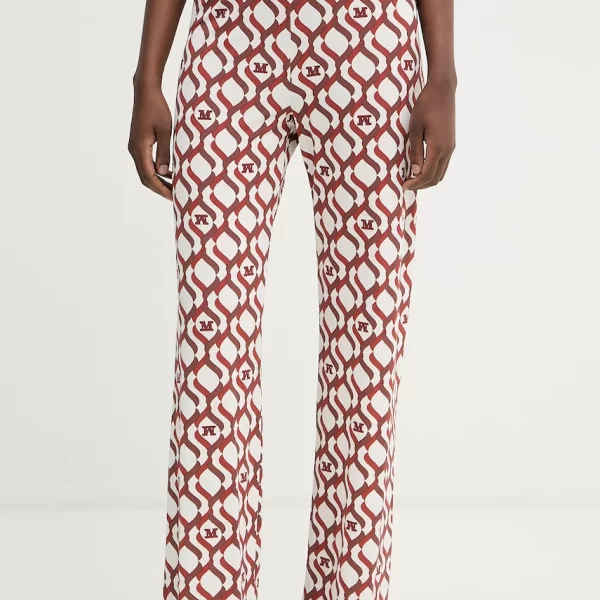 Max Mara Beachwear Max Mara Beachwear παντελόνι γυναικείο με βισκόζη ABATE