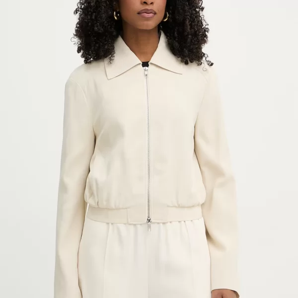 Boss BOSS κοντό μπουφάν γυναικείο με βισκόζη Jocalena