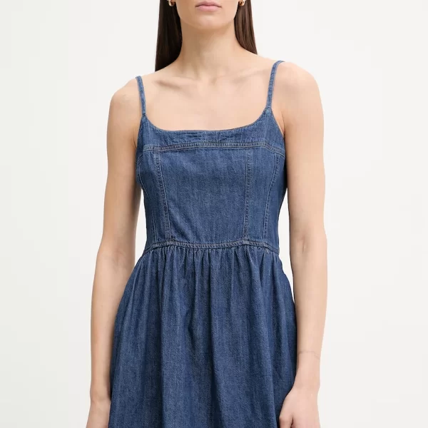 Levi's Levi's φόρεμα flared ντένιμ JOLENE DENIM