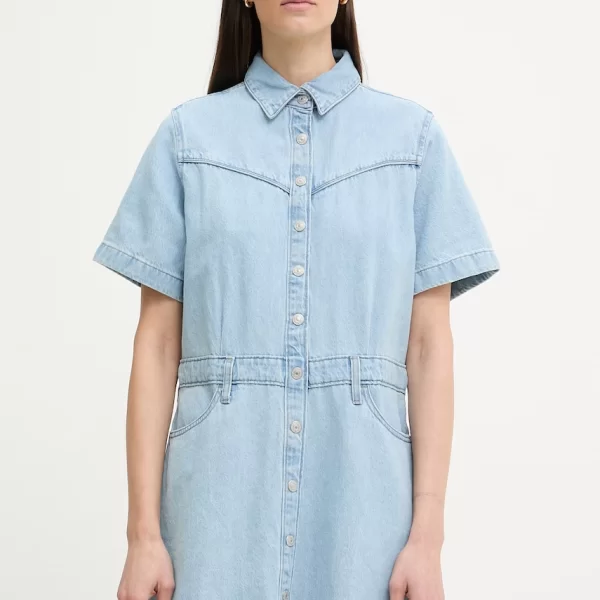 Levi's Levi's φόρεμα ντένιμ SS LOGAN WESTERN