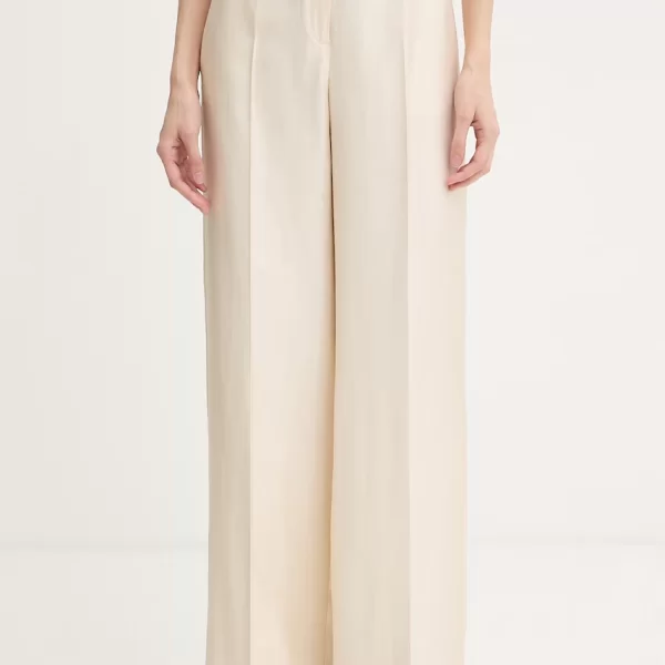 HAVEONE Haveone Παντελόνι palazzo γυναικείο με βισκόζη