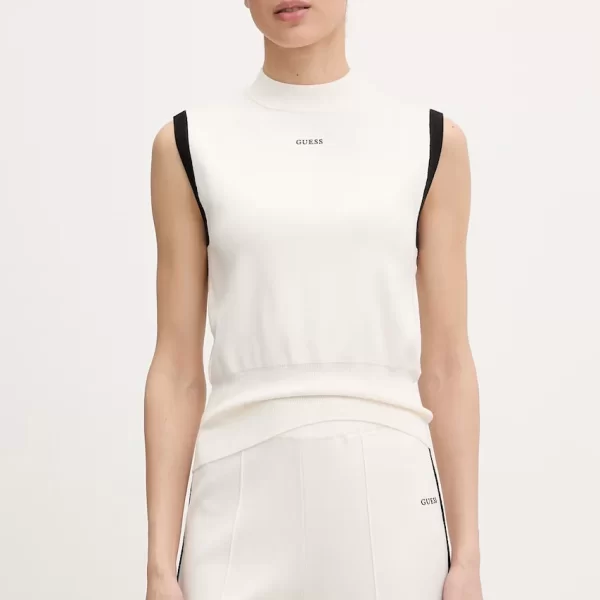 Guess Guess τοπ γυναικείο με βισκόζη LAURENE