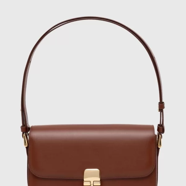 A.P.C. Δερμάτινη τσάντα A.P.C. Sac Grace Baguette