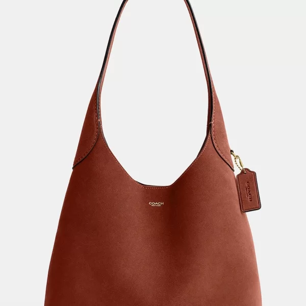 Coach Coach μικρή τσάντα γυναικεία από δέρμα σουέτ Brooklyn Shoulder Bag 28