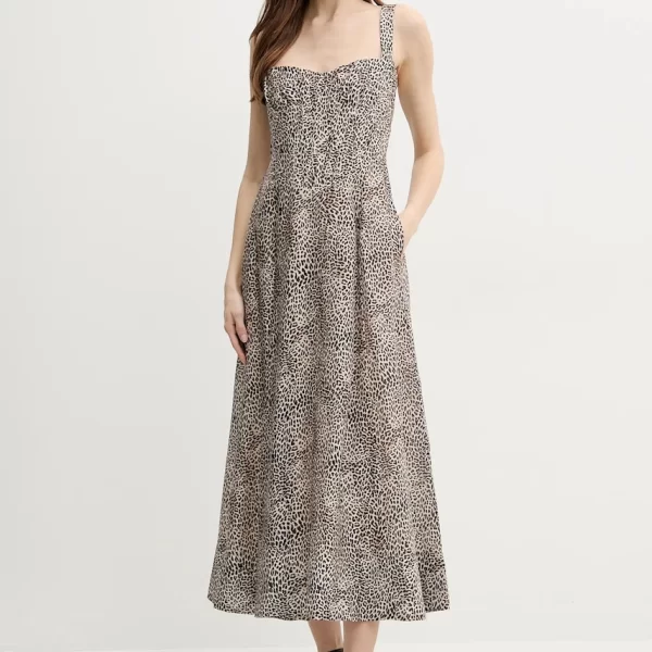 Bardot Φόρεμα από λινό μείγμα Bardot LILAH