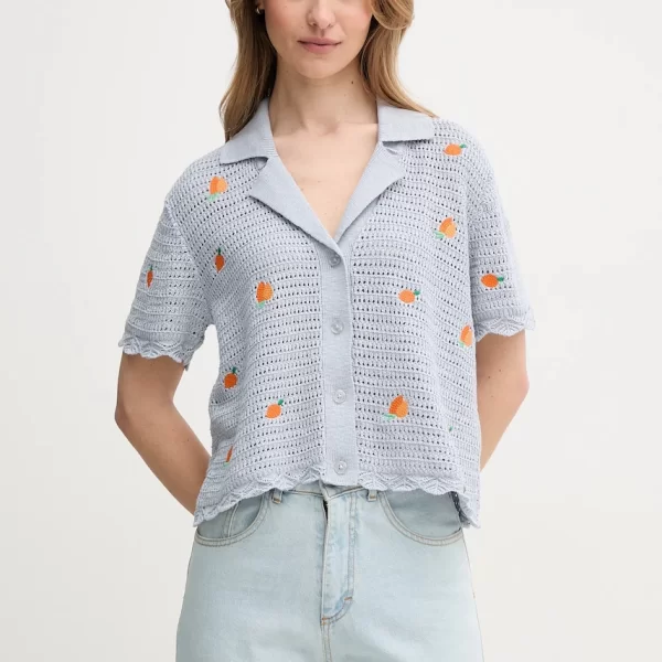 Pepe jeans Βαμβακερή ζακέτα Pepe Jeans OLAYA TOP