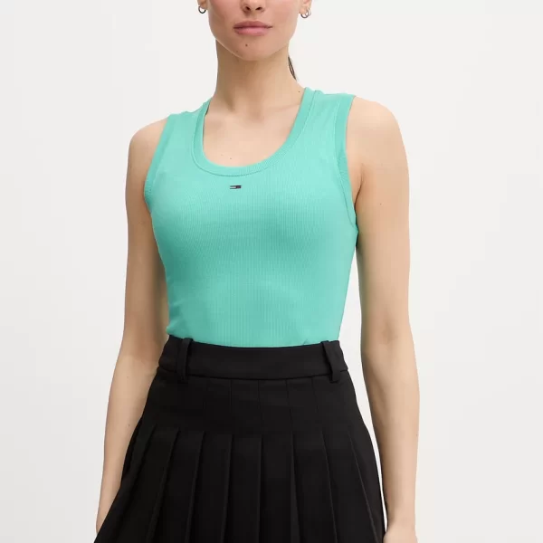 TOMMY JEANS Tommy Jeans τοπ βαμβακερό με ελαστάν