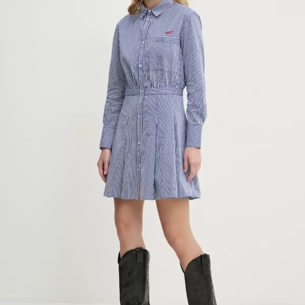 TOMMY JEANS Βαμβακερό φόρεμα Tommy Jeans