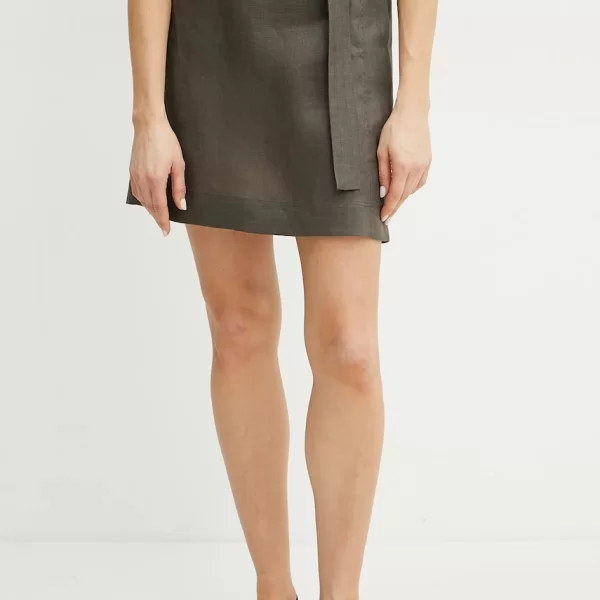 MM by Max Mara Λινή φούστα MM by Max Mara