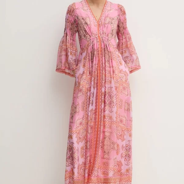 HALE BOB Φόρεμα από συνδιασμό μεταξιού Hale BOB Mara