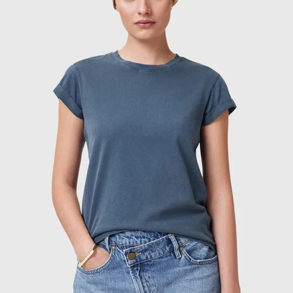 AllSaints Βαμβακερό μπλουζάκι AllSaints ANNA