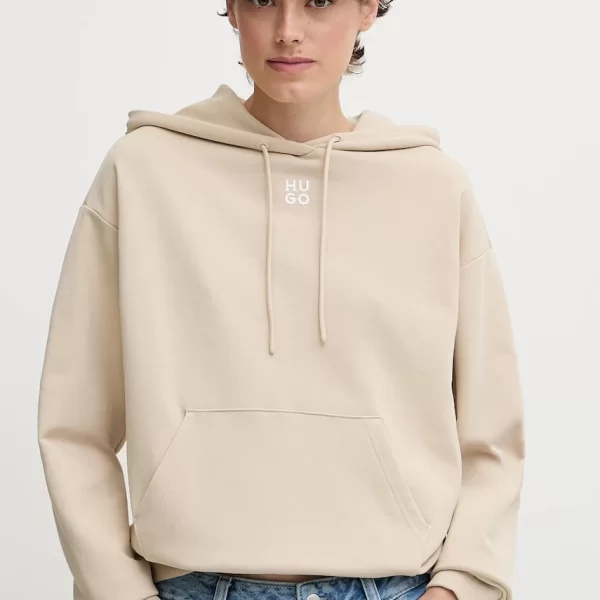 HUGO Βαμβακερή μπλούζα HUGO San Jared-C