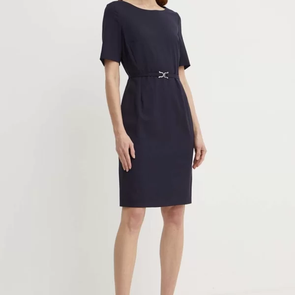 Boss Μάλλινο φόρεμα BOSS