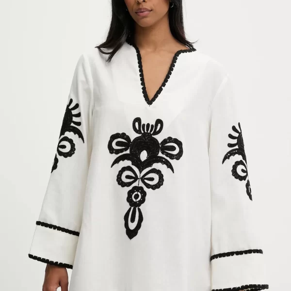 Answear Lab Φόρεμα με λινό Answear.LAB