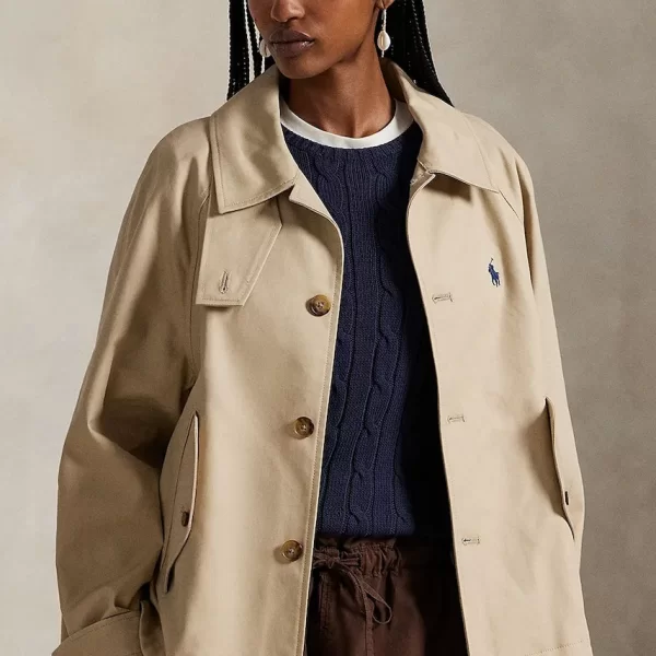 Polo Ralph Lauren Βαμβακερό παλτό Polo Ralph Lauren