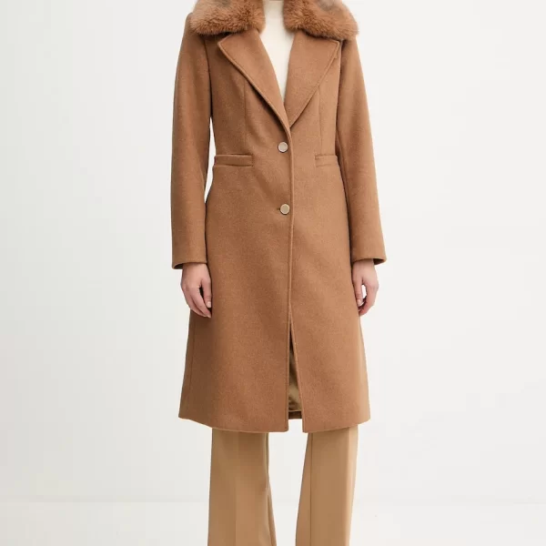 Guess Παλτό με προσθήκη μαλλιού Guess KAROLE