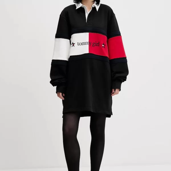 TOMMY JEANS Βαμβακερό φόρεμα Tommy Jeans