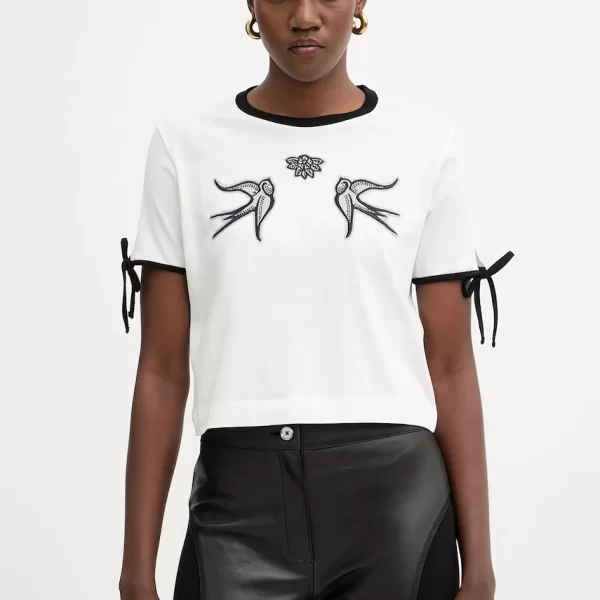 PINKO Βαμβακερό μπλουζάκι Pinko