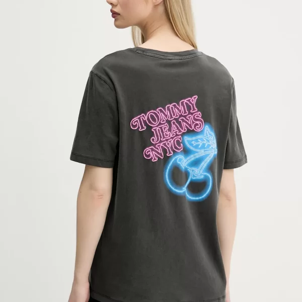 TOMMY JEANS Βαμβακερό μπλουζάκι Tommy Jeans