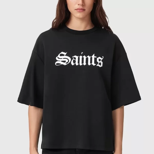 AllSaints Βαμβακερό μπλουζάκι AllSaints SAINT