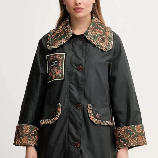 BARBOUR Βαμβακερό μπουφάν Barbour x Farm Rio