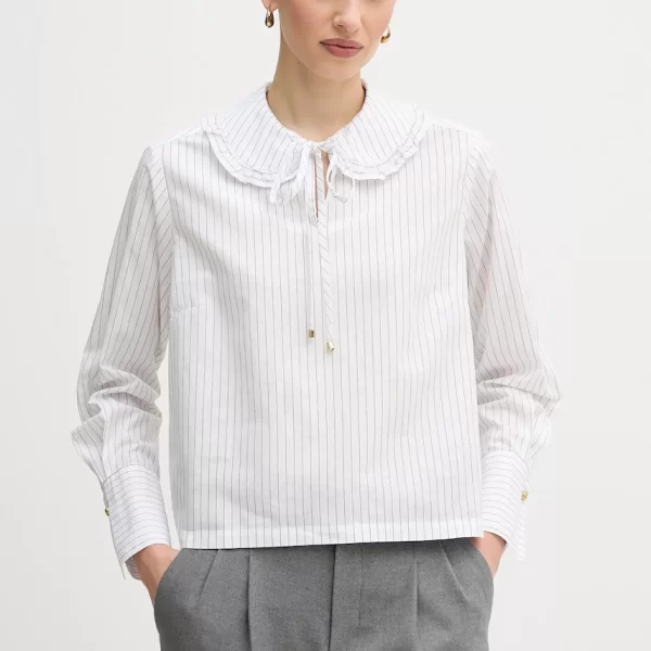 BARBOUR Βαμβακερή μπλούζα Barbour Avery