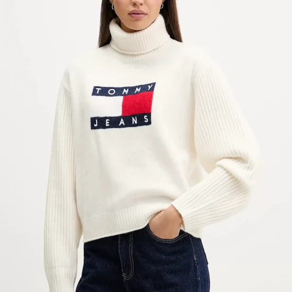 TOMMY JEANS Πουλόβερ με προσθήκη μαλλιού Tommy Jeans