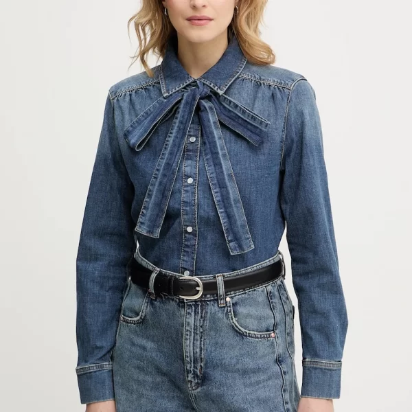 OUÍ Τζιν πουκάμισο OUI