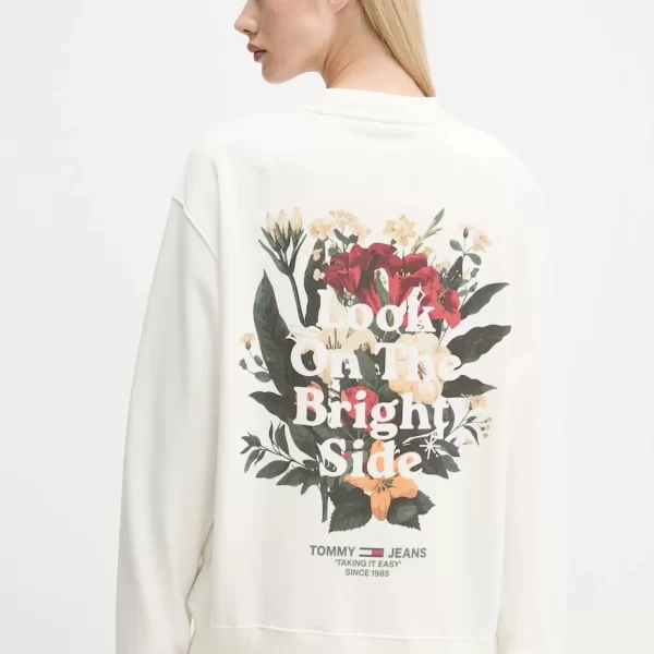 TOMMY JEANS Βαμβακερή μπλούζα Tommy Jeans