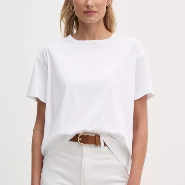 MOS MOSH Βαμβακερό μπλουζάκι Mos Mosh