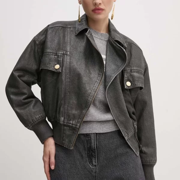 ELISABETTA FRANCHI Τζιν μπουφάν Elisabetta Franchi