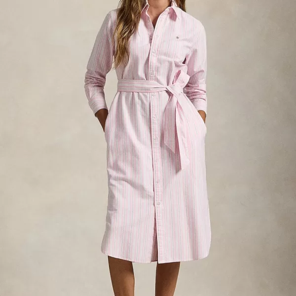 Polo Ralph Lauren Βαμβακερό φόρεμα Polo Ralph Lauren