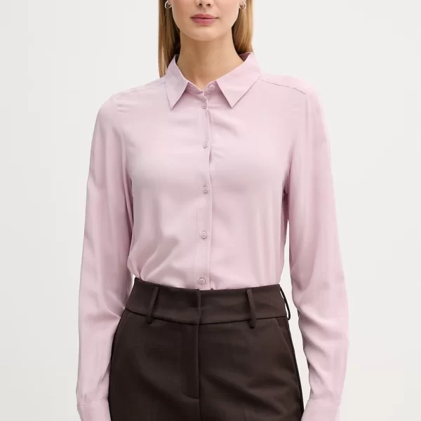 United Colors of Benetton United Colors of Benetton πουκάμισο γυναικείο με βισκόζη