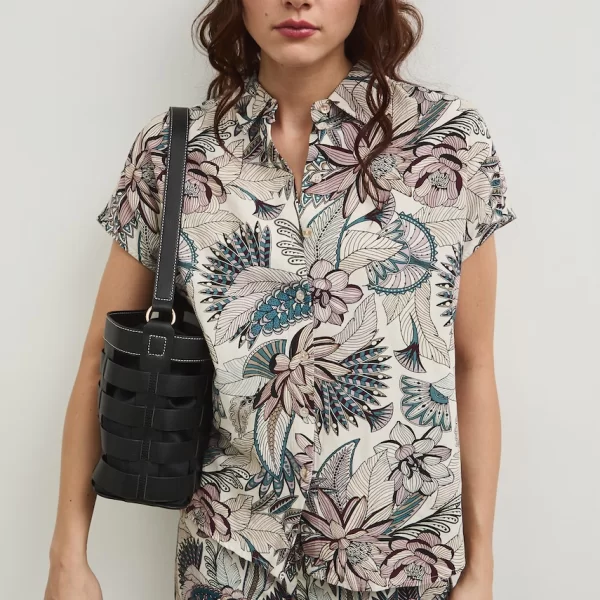 Medicine Πουκάμισο με μείγμα από λινό Medicine