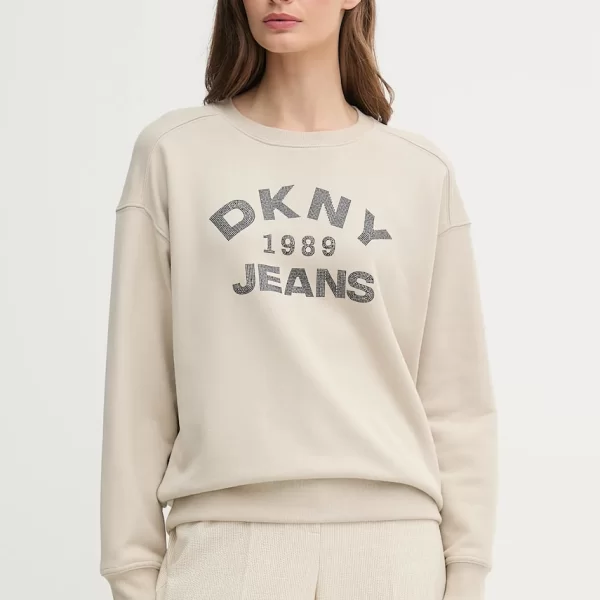 DKNY Βαμβακερή μπλούζα Dkny