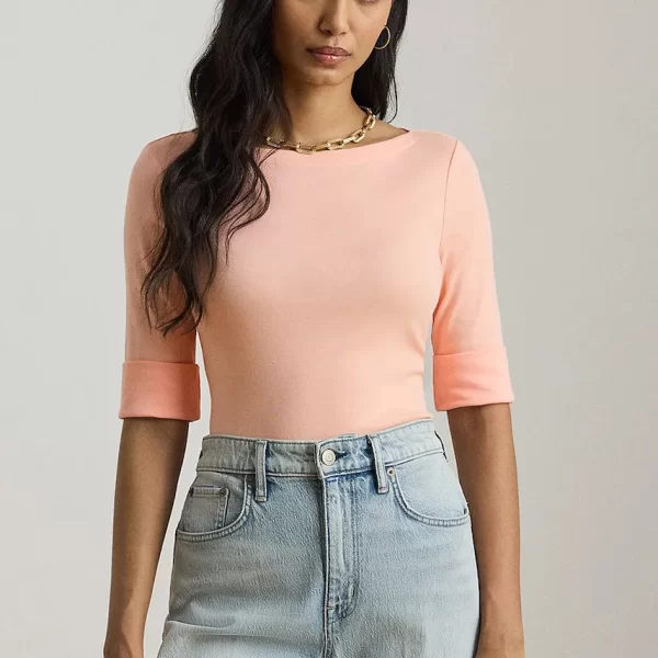 LAUREN RALPH LAUREN Lauren Ralph Lauren t-shirt γυναικείο βαμβακερό