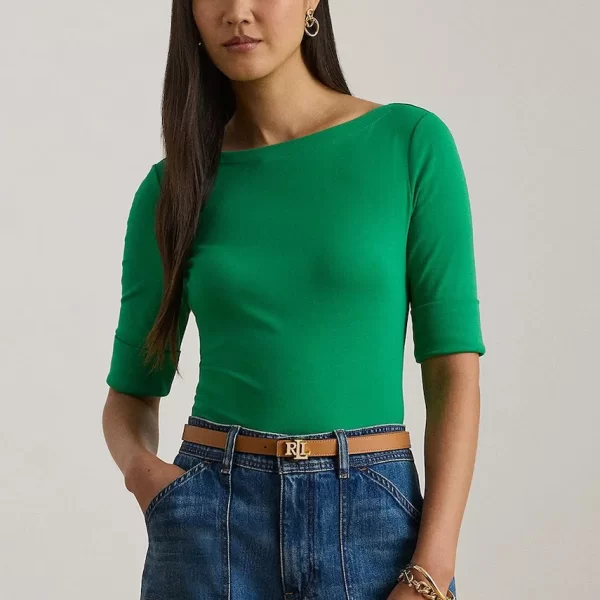 LAUREN RALPH LAUREN Lauren Ralph Lauren t-shirt γυναικείο βαμβακερό