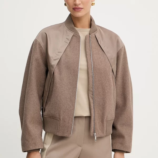 Boss Bomber μπουφάν από μαλλί BOSS Bashinah