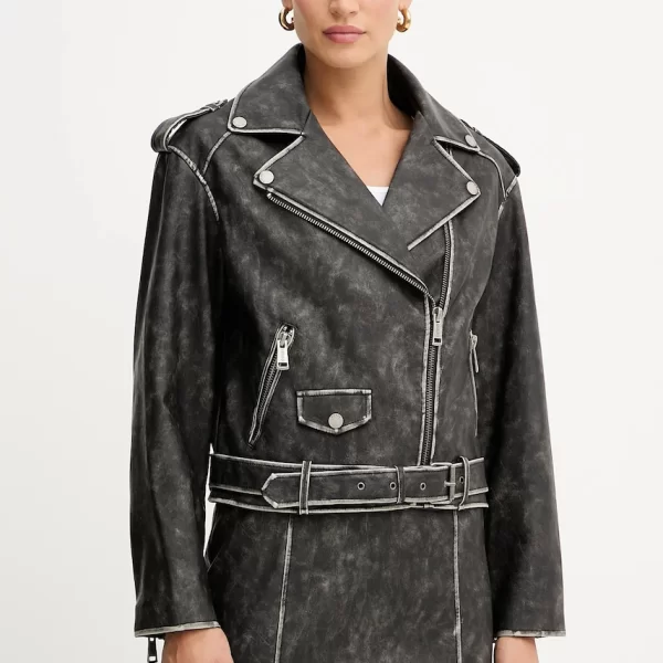 Guess Δερμάτινο μπουφάν Guess CHARLENE