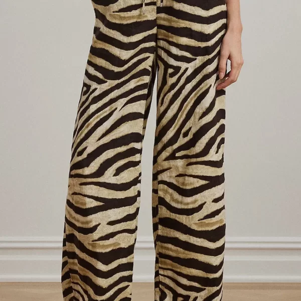 LAUREN RALPH LAUREN Λινό παντελόνι Lauren Ralph Lauren