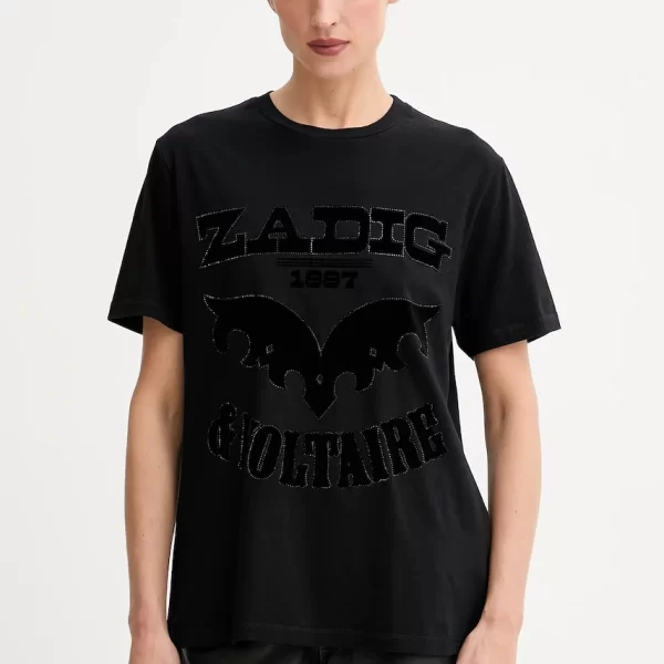 Zadig & Voltaire Βαμβακερό μπλουζάκι ZADIG&VOLTAIRE