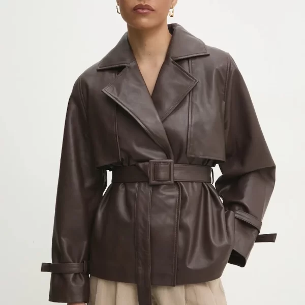 Answear Lab Δερμάτινο μπουφάν Answear.LAB VEDA