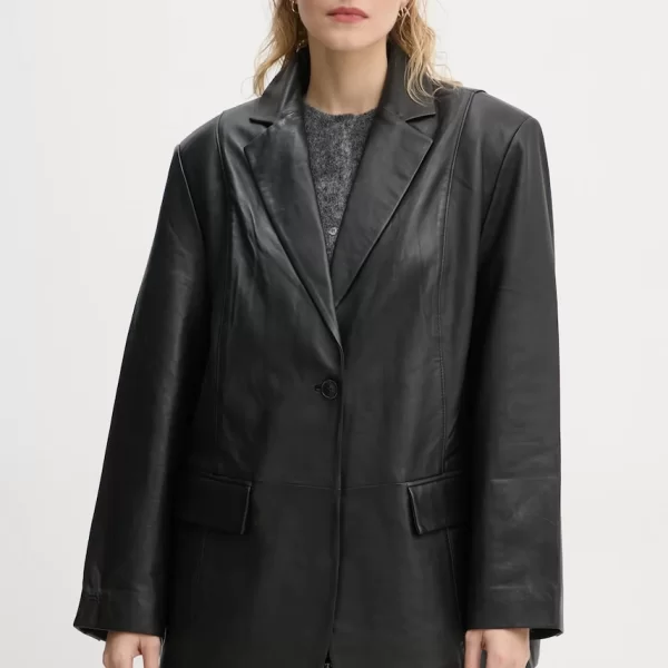 Gestuz Δερμάτινο σακάκι Gestuz