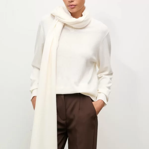 Answear Lab Answear.LAB πουλόβερ από μαλλί μερινό με κασκόλ