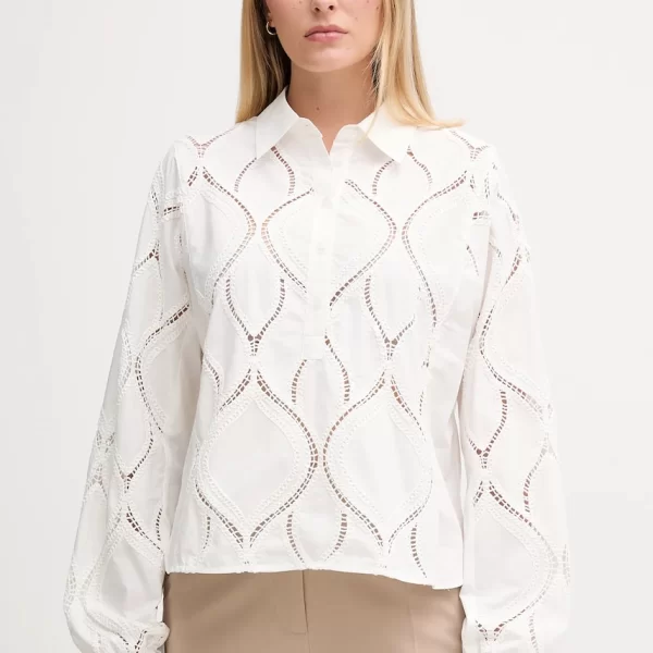 MOS MOSH Βαμβακερή μπλούζα Mos Mosh NOLIN