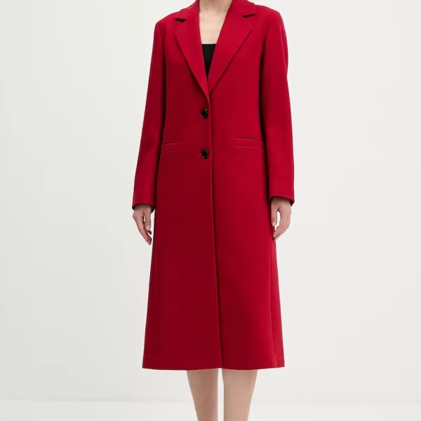 HUGO Μάλλινο παλτό HUGO Bashinah