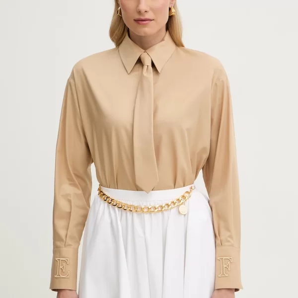 ELISABETTA FRANCHI Βαμβακερό πουκάμισο Elisabetta Franchi
